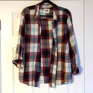 Old Navy Button-up Light Weight Flannel (XL)